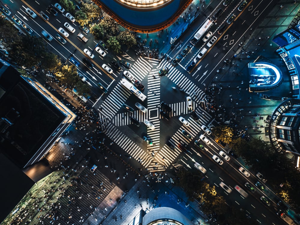 ALL |&nbsp;Website | Image | Connectivity | City junction at night