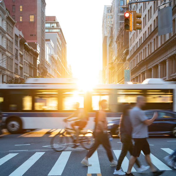 ALL | Image | Industry | Smart city crossing road in city